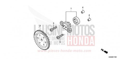 POMPE A HUILE WW125EX2A de 2011